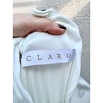 Fernando Claro Circinus Long Sleeve Straight Maxi Dress Circinus White Small Photo 7