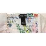 Kandy Kiss NEW Juniors  White Floral Print Strapless Dress Size 7 Photo 5