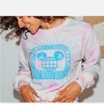Disney Walt  World Pastel Long Sleeve Tie Dye Lounge Pullover & Sweatpants Photo 7