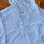 Columbia  Titanium Long Sleeve Hoodie Blue Floral Print Sun Protection Size M Photo 0