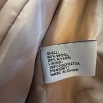 Worthington Long Wool Blend tailored Caramel Color Trenchcoat Photo 3