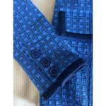 CAbi Women's  # 6027 SCHOLARSHIP BLAZER  Blue Geo Jacket XS Workwear Preppy Photo 5