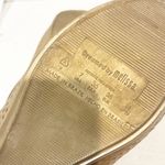 Melissa  Women’s Size 7 Gold Jelly Ballet Flats with Bows on Toe Shoes Photo 5