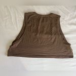 SKIMS ‎ Brown Sleeveless Crop Top Size L Photo 1