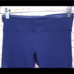 Lorna Jane  |  Black Navy Shimmer Mixed Panel Capri Leggings Photo 2