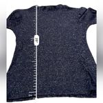 Rachel Pally  Ada Navy Blue Metallic Rib Long Sleeve‎ Mock Neck Sweater Sz M Photo 14