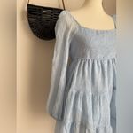 Altar'd State  Light Blue Pastel Long Sleeve Dress, Size Medium Photo 1
