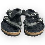 Birkenstock  Shearling Fur Black Suede Women’s Regular Fit Mayari Womens 9 Photo 5