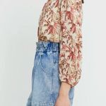 Kourt Women’s Floral Print Santos Top Beige Medium Multiple Photo 1