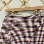 Madewell Sarong Midi Skirt in Rainbow Gingham size 2 Photo 3