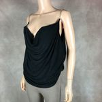 Wearever Black Draped Party Tank Top 3X Photo 3
