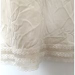 Vtg Made Nylon Full Slip Lingerie Dress Ivory Lace Sissy Retro Nightie No Sz Tag Photo 4