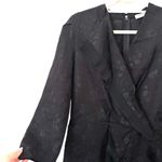 Sandro Walls Wrap Effect Floral Jacquard Mini Dress Sz 40 (L) Photo 3