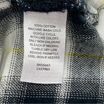 BP NWT Plaid Long Sleeve Minidress Black White Gray Tiered Square Neck L Photo 7