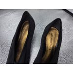 Arturo Chiang  Holly Shoes Heels 6M Black Leather Peep Toe Wedge Fashion Pumps Photo 1