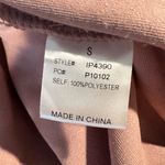 Bibi Women's Fleece Jacket Light Pink Mauve Oversized Relaxed Fit SM Pockets Photo 8