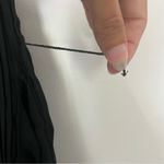 Joie NWT  pleated sleeveless shirt dress collared button down black size small Photo 15