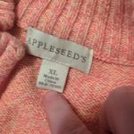 appleseed's  coral zipped cardigan sweater jacket size XL Photo 2