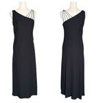 Jones Wear  Dress Black One Shoulder Maxi Dress Photo 0