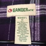 Gander mountain Women’s Black Purple Plaid Interior Zip-Up Puffer Vest Photo 8