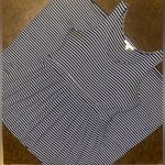 BeachLunchLounge Navy & White Striped Sleeveless Maxi Dress - size large Photo 1