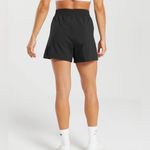 Gymshark Women's Black Woven Pocket Athletic Workout Shorts 4” Inseam Sz Small Photo 1