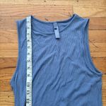 SKIMS Light Blue Ribbed Maxi Dress Size Large Photo 4