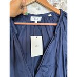 ALC Frank A.L.C. Odin Poplin Midi Asymmetric Cotton Dress Maritime Navy Blue Size 8 NWT Photo 10