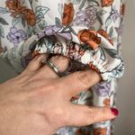 Dokotoo Floral Tiered Maxi Dress Long Sleeve Button Front Boho Sz Large White Photo 6