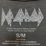 Def Leppard Through The Night Rock Tshirt size S/M Photo 3