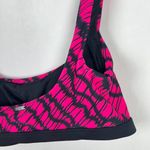 DKNY NWT Multi Printed Square-Neck Bikini Swim Top Hot Pink Size Medium M NEW Photo 9