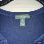 Ralph Lauren Ralph‎ Lauren Navy Blue White Nautical Striped Cotton Shirt Dress Size Medium Photo 2