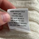 Altar'd State  Off White Oversized Fuzzy Turtleneck Ribbed Sweater Size Medium Photo 9