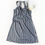 prAna  Dress Women  Blue‎ Tank Built in Bra Sleeveless Halter Activewear Beach S Photo 4