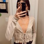 Brandy Melville Front Tie Long Sleeve  Photo 0