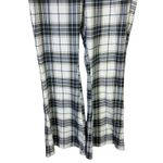 Grayson Threads  Plaid Flare Pants Womens XL White Brown High Rise Retro Y2K Photo 3