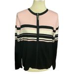 Dress Barn Full Zip Multi Color Long Sleeve Cardigan S-NWOT Photo 5