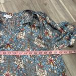 Anthropologie current air floral print lightweight blouse size small Photo 6
