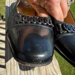 Salvatore Ferragamo  Black Heels with Braided Detail Photo 4