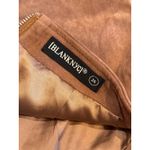 BLANK NYC Mini Skirt Womens 26 Brown Leather Zip Pocket Boho Chic Festival Photo 6