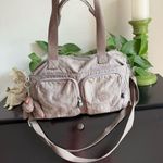 Kipling Shoulder Crossbody Bag Nylon Duffle Brown Photo 2