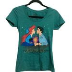 Disney  Little Mermaid Ariel Go On Kiss the Girl T-Shirt Size XS FIRST KISS Photo 0