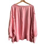 Free People Camden Sweatshirt Pullover Camellia Pink Oversized Slouchy XL Photo 6