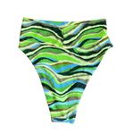 Aerie NWT! Stripe High Cut Cheeky Bikini Swim Bottom - Size XS Photo 3
