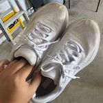 Hoka One One White Athletic Shoes with Chunky Sole Size 9 Photo 0