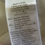 Madewell  White Lace-Inset Pintucked Henley Top Semi Sheer Short Sleeve Small Photo 10