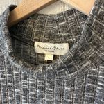 Michael Stars Evereve () Gray Ribbed Long Sleeve Top L Photo 2