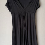 Robin Piccone sz S black hooded tunic top Photo 0