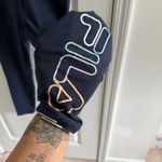 FILA  Women's Dark Blue Leggings with Logo  Photo 3