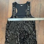 Ali & Kris  black racer back sequins tank top, size S Photo 5